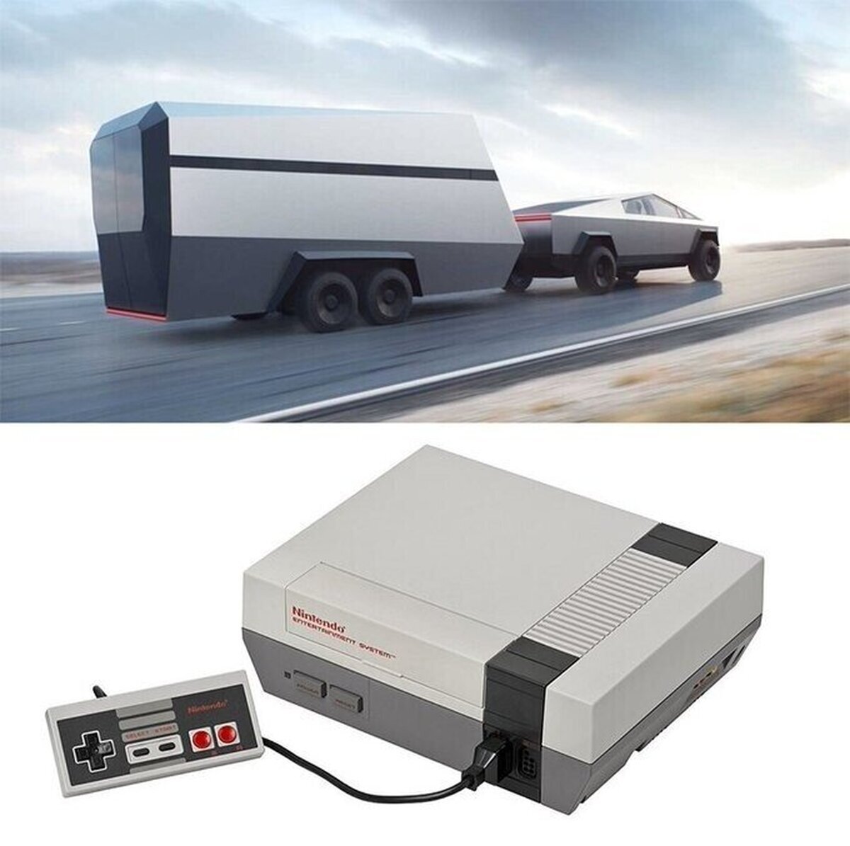 Sabía que el remolque del Cybertruck me sonaba de algo 