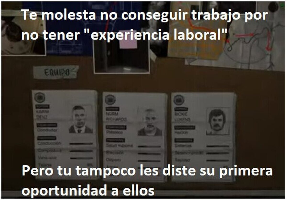 Y no cuenta consultar una guia ni repetir el atraco