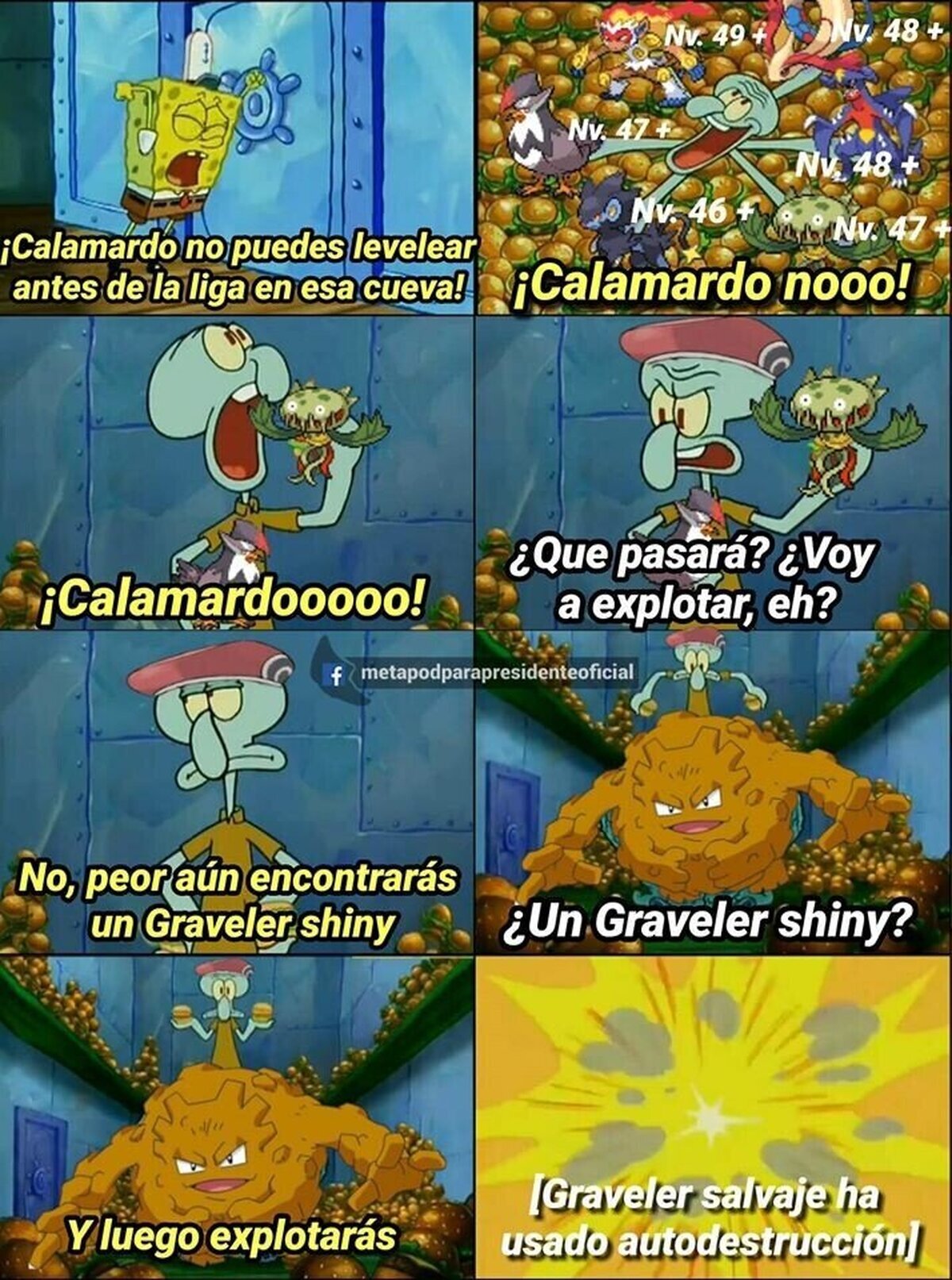 Odio que los shiny salgan cuando andas...