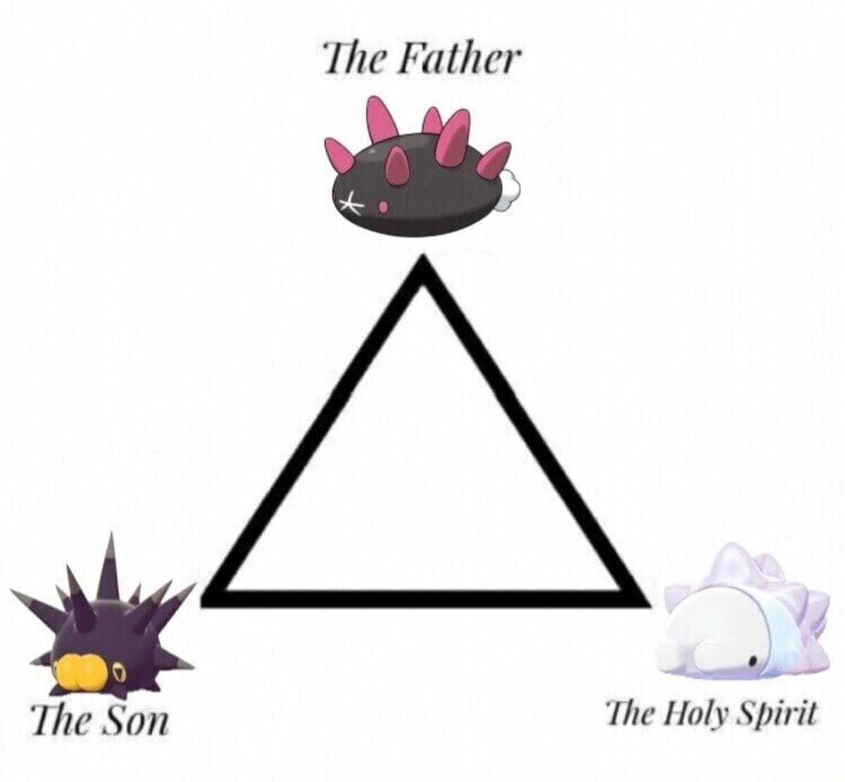 La santa trinidad de los diseños de pokemon