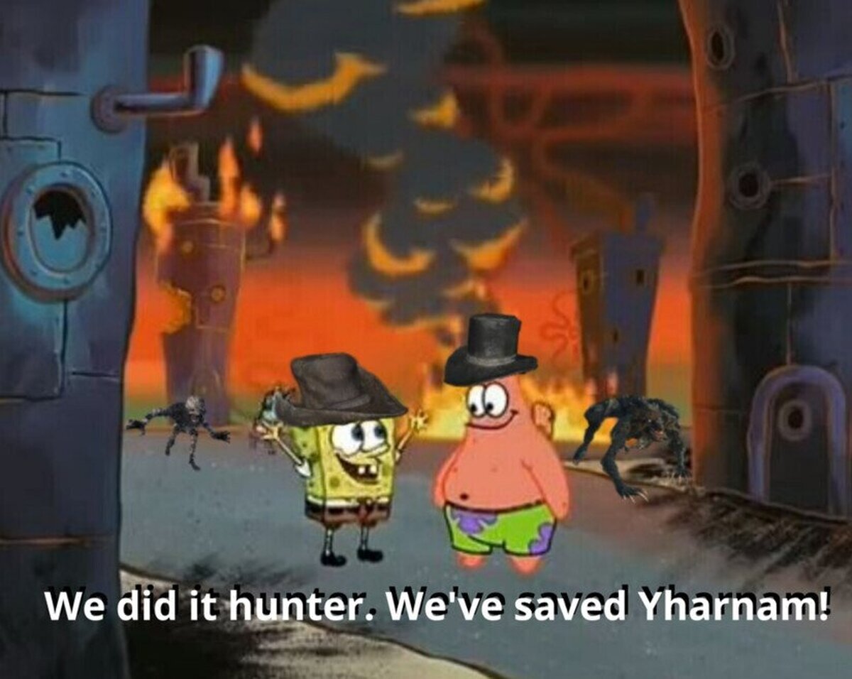 Old Yharnam siendo quemada. (Circa 2015)