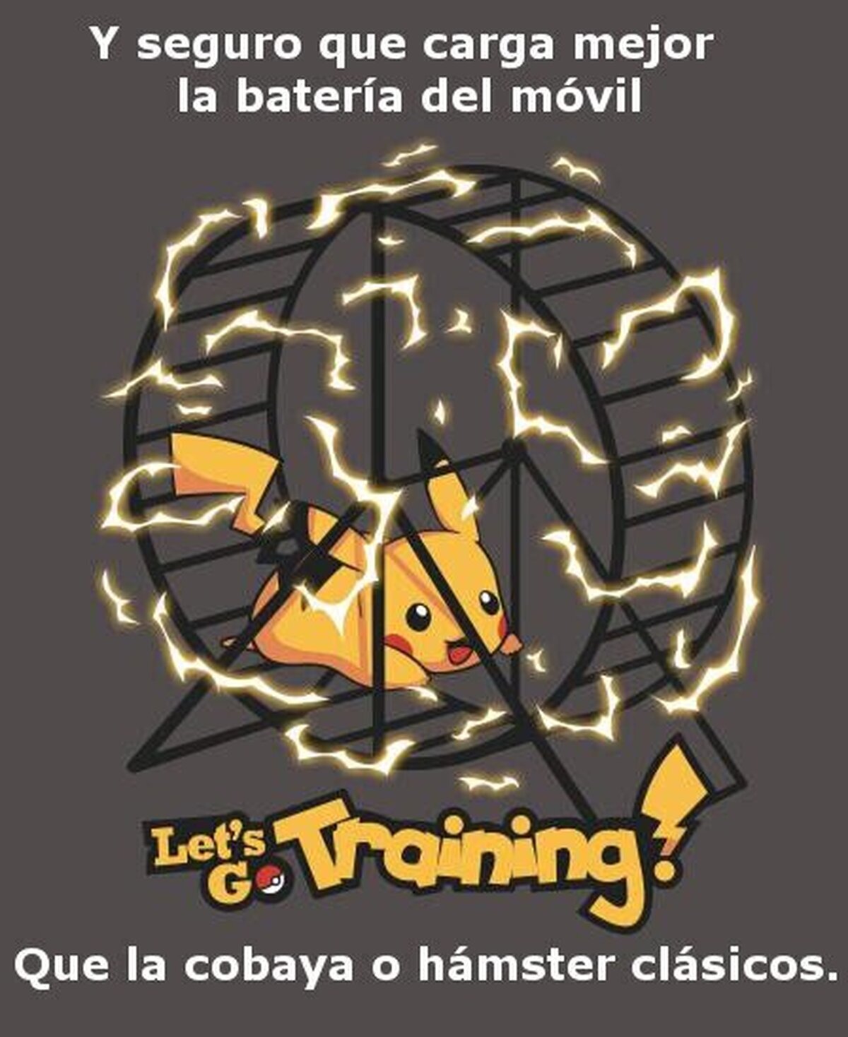 Porque lo del ratón en la rueda también existe en el mundo Pokémon