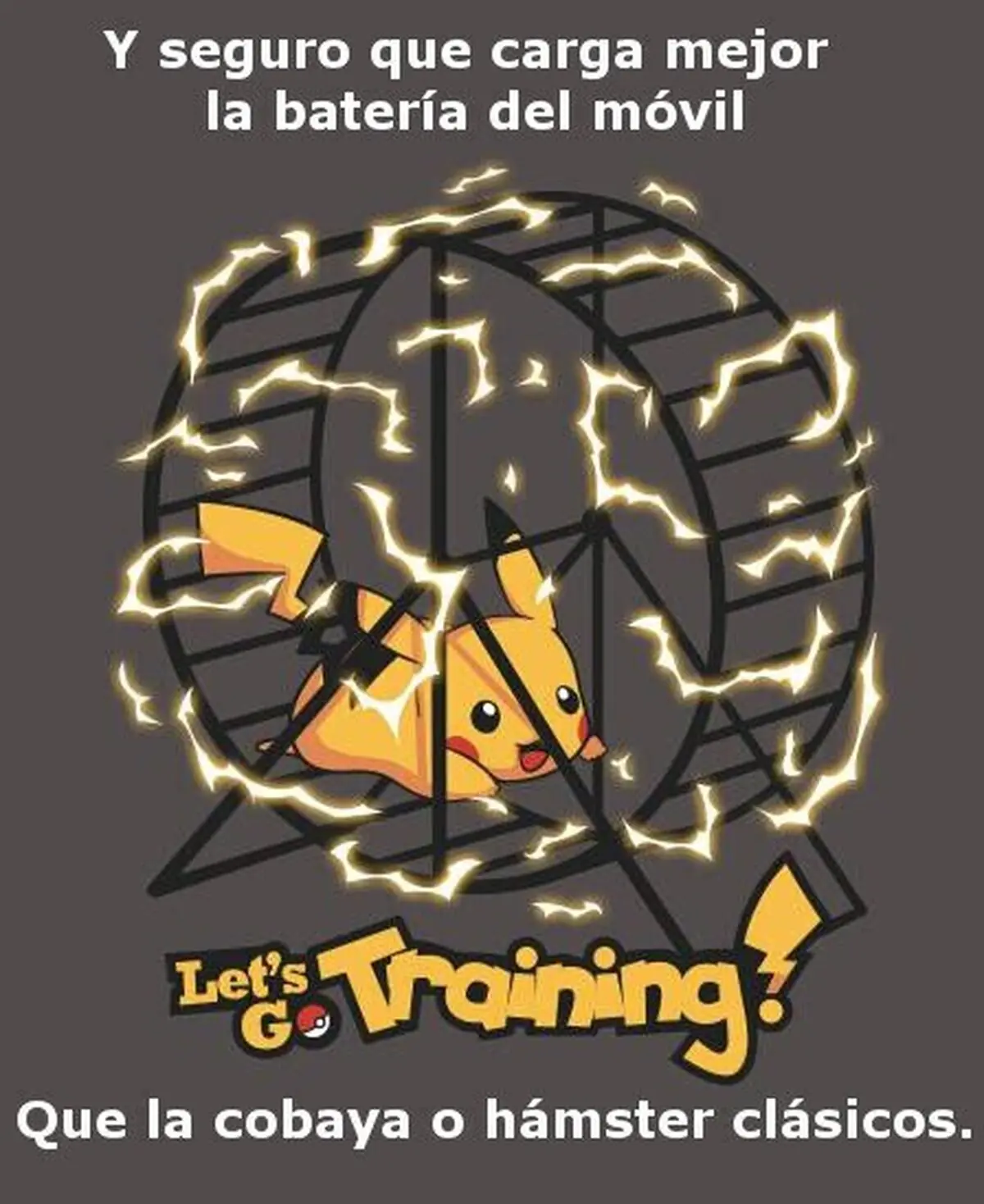 Porque lo del ratón en la rueda también existe en el mundo Pokémon