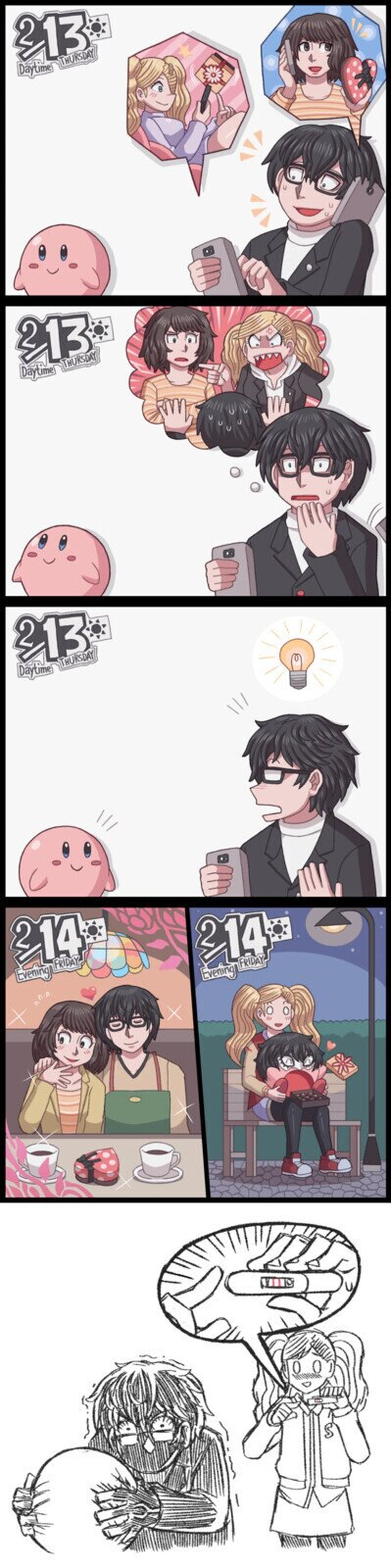 Definitivamente pedir ayuda a Kirby no es el mejor de las opciones. Verdad Joker?
