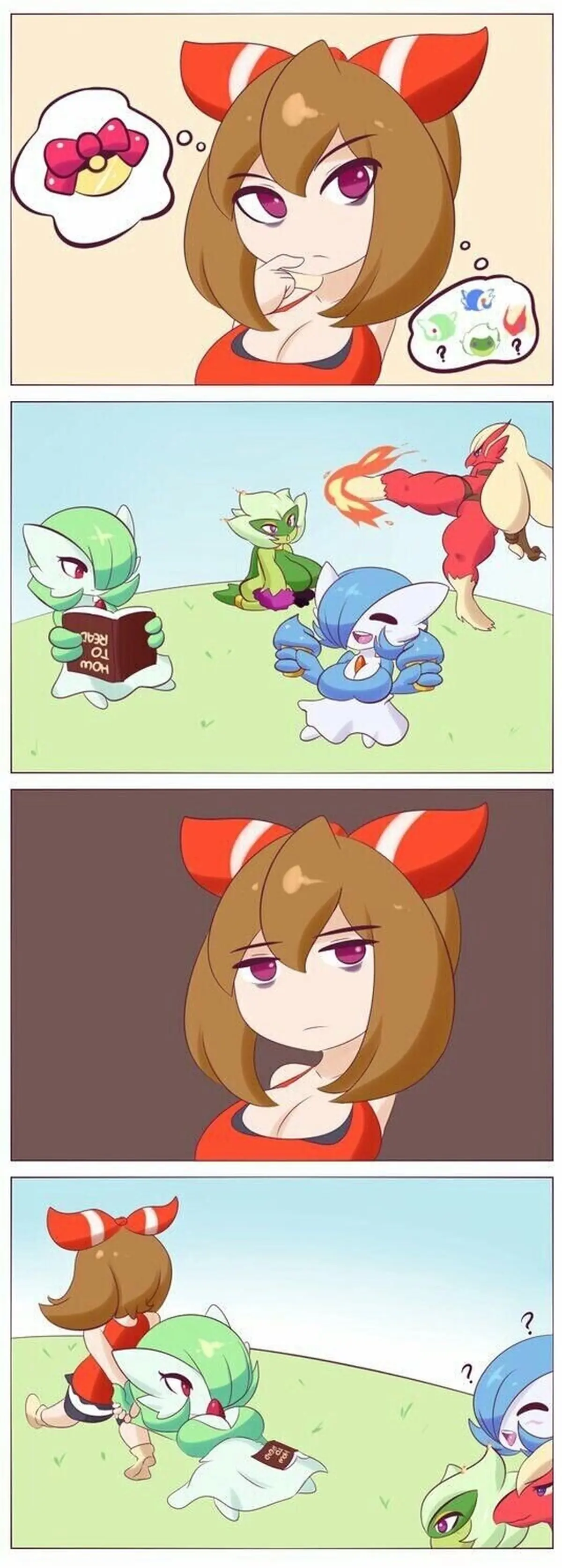 No sé si Aura habrá elegido la mejor Pokémon para el concurso. Por Jcdr