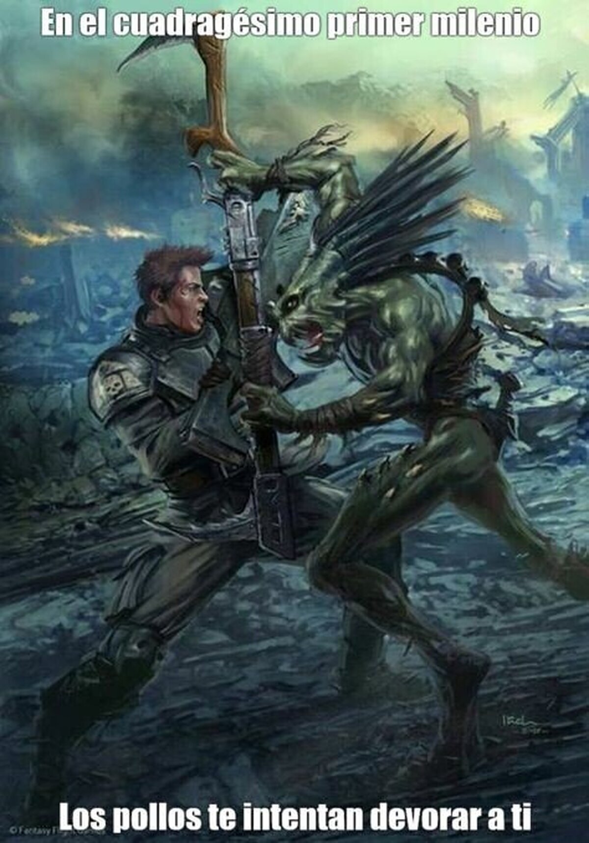 Te devoran 5 veces antes de que toques el suelo