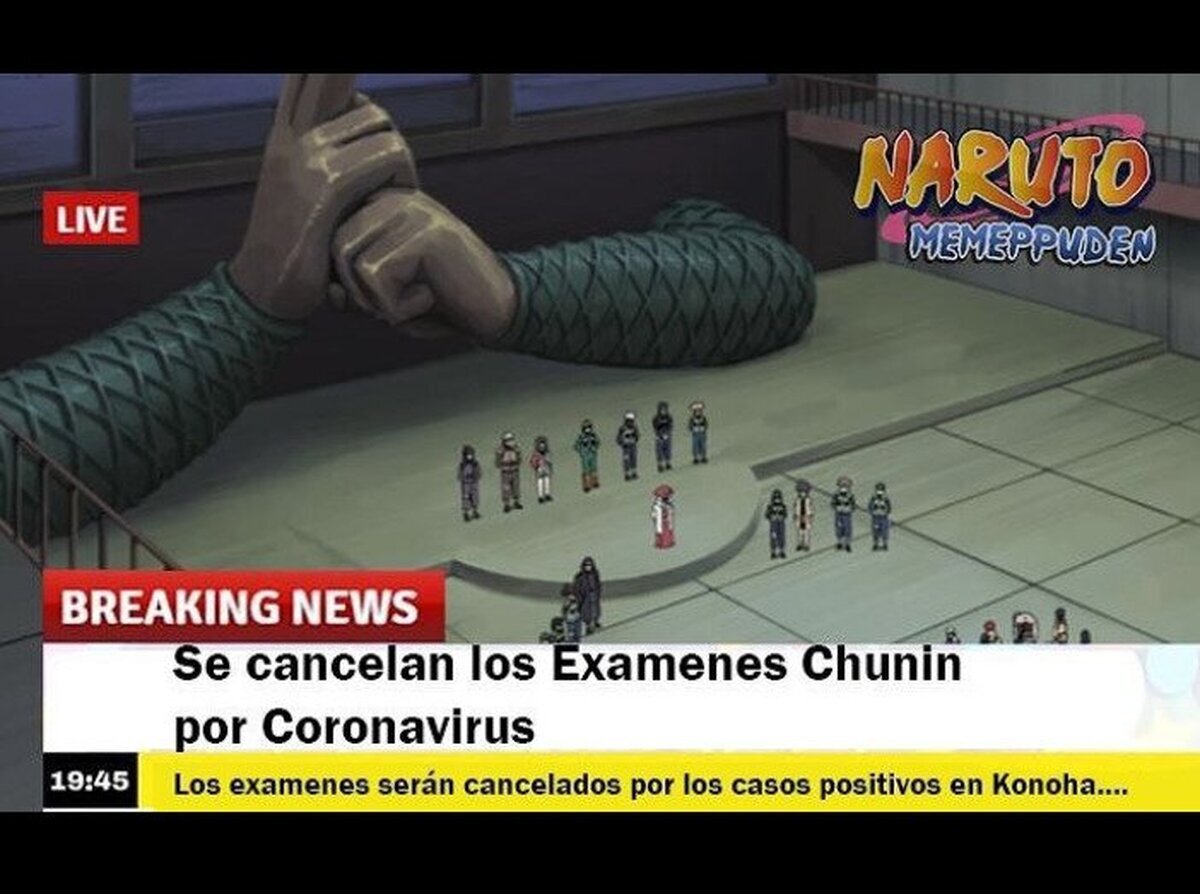 Se han cancelado TODOS los exámenes