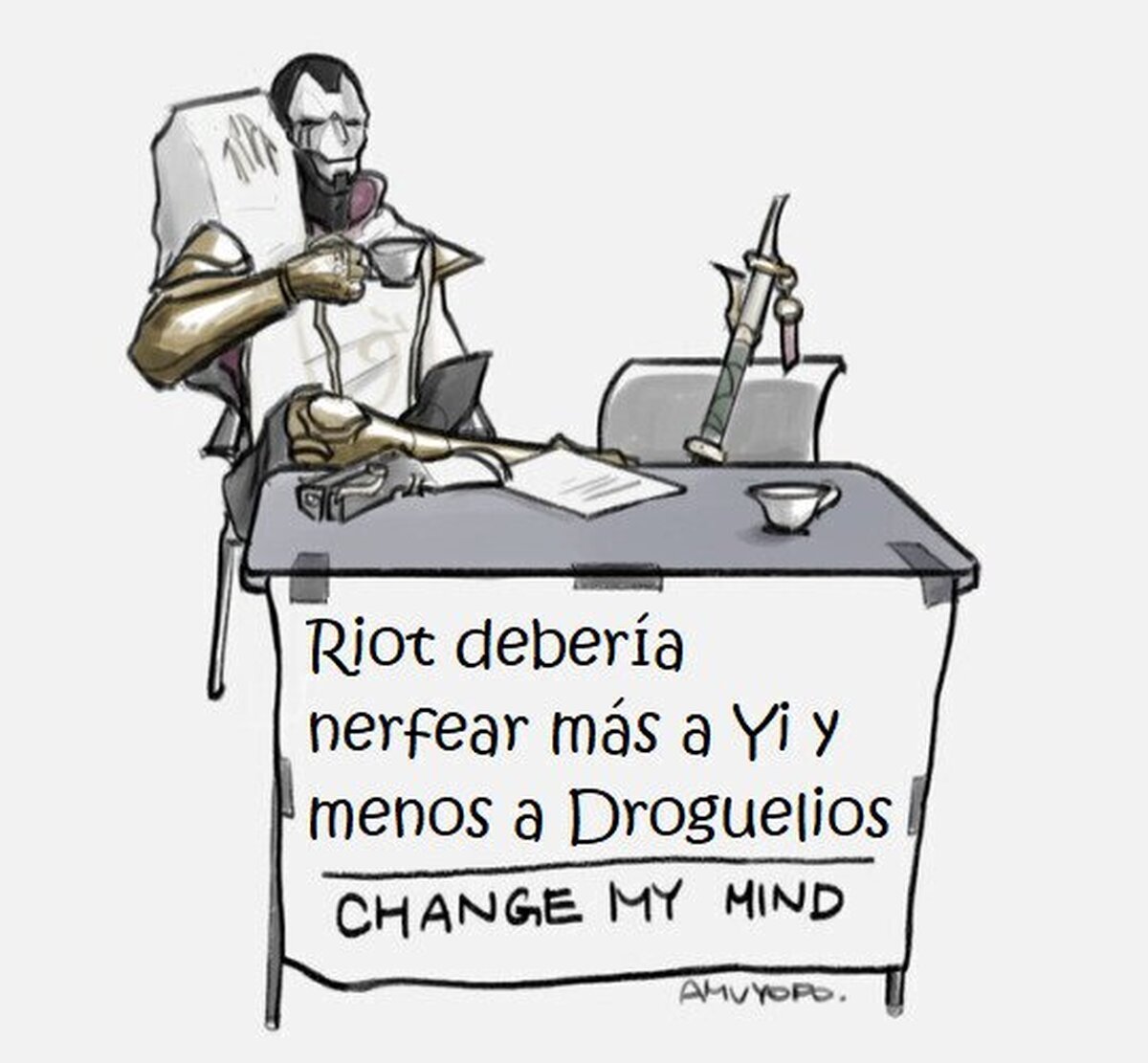 El pobre ya ha tenido bastante