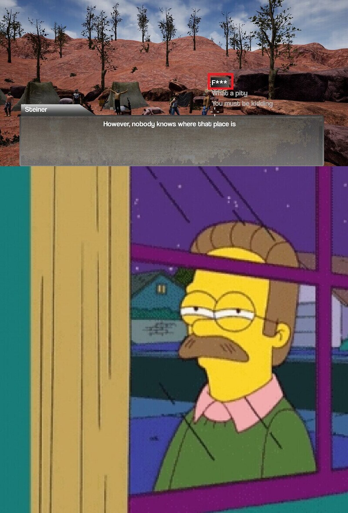 Ned Flanders no olvidará esto. 