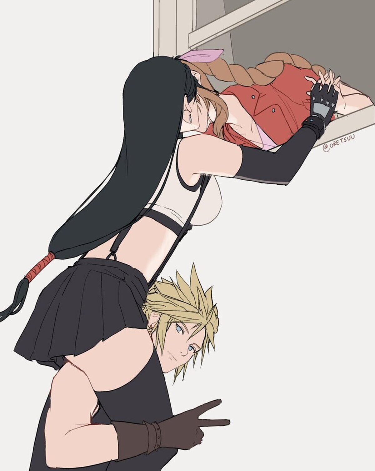 Cloud es un buen amigo, por oretsuu
