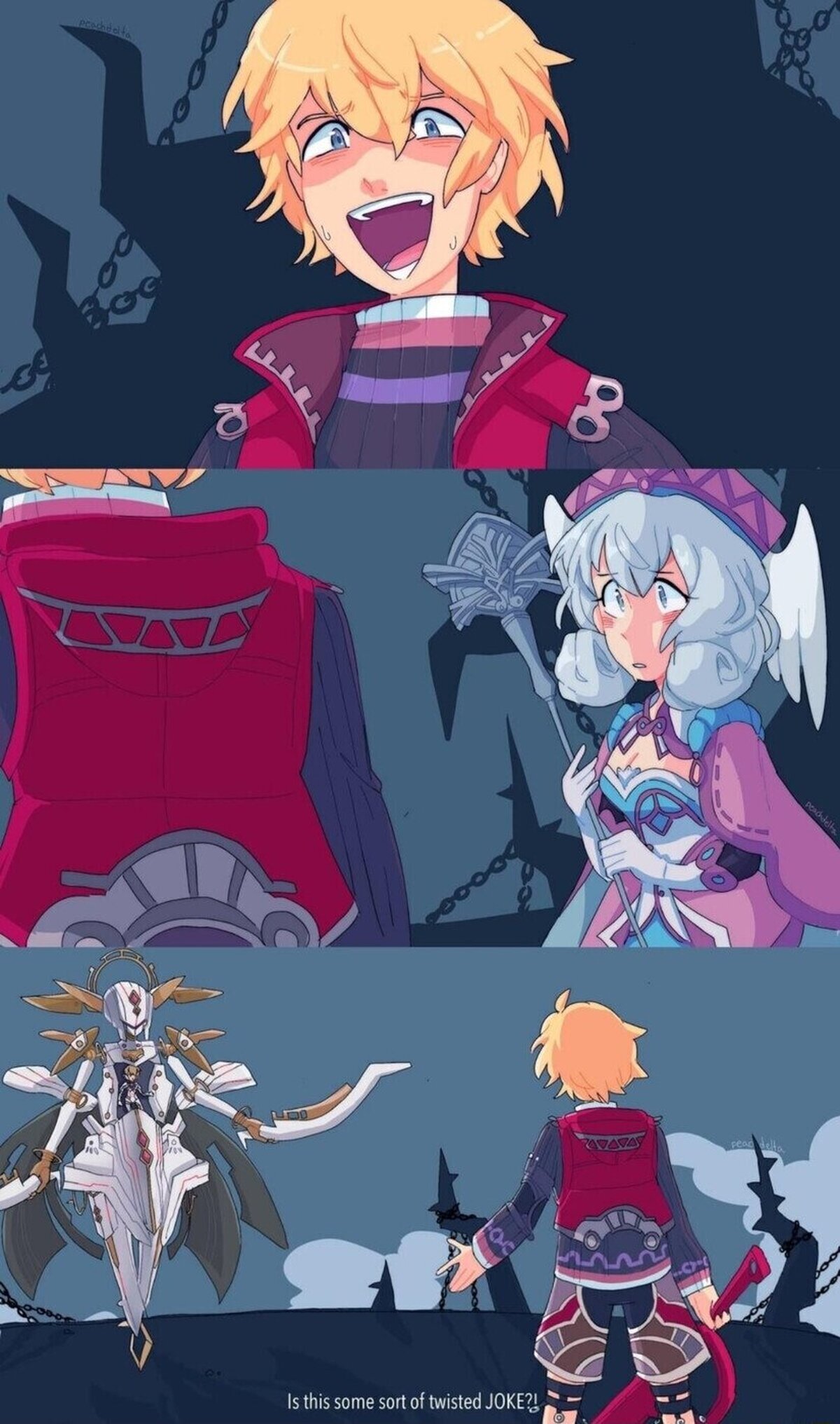 ¿¡ESTO ES ACASO UNA BROMA CRUEL?! (spoilers Xenoblade Chronicles)