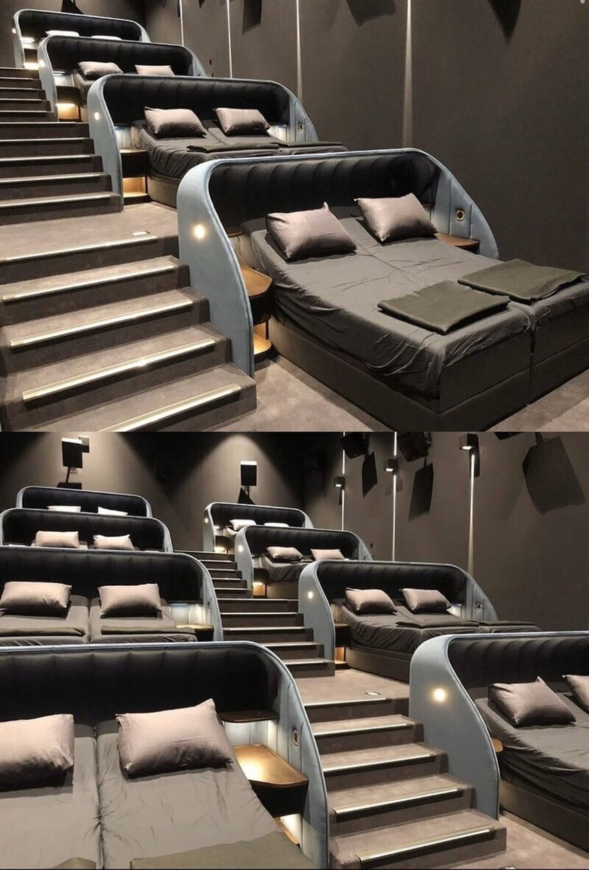 Sala de cine VIP en la que sería difícil no quedarse dormido