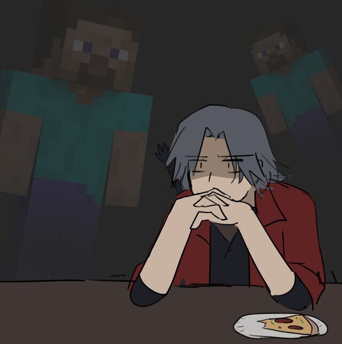 No tengo nada en contra de Steve pero mi favorito siempre será Dante.