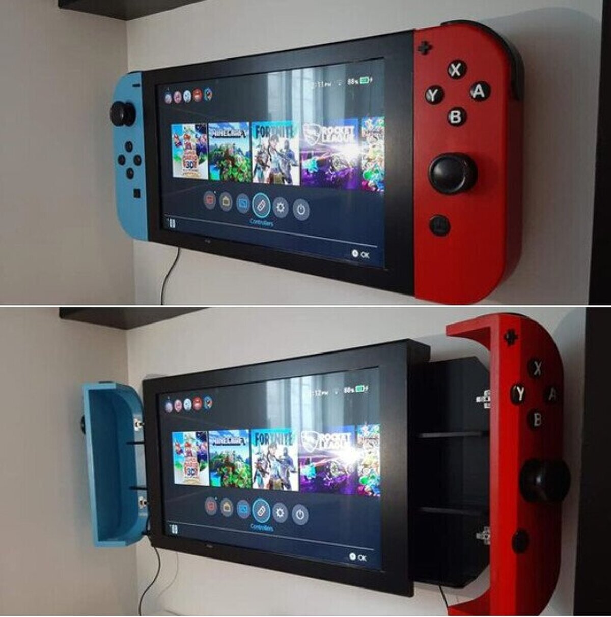 El mueble más original que he visto para una tele gamer
