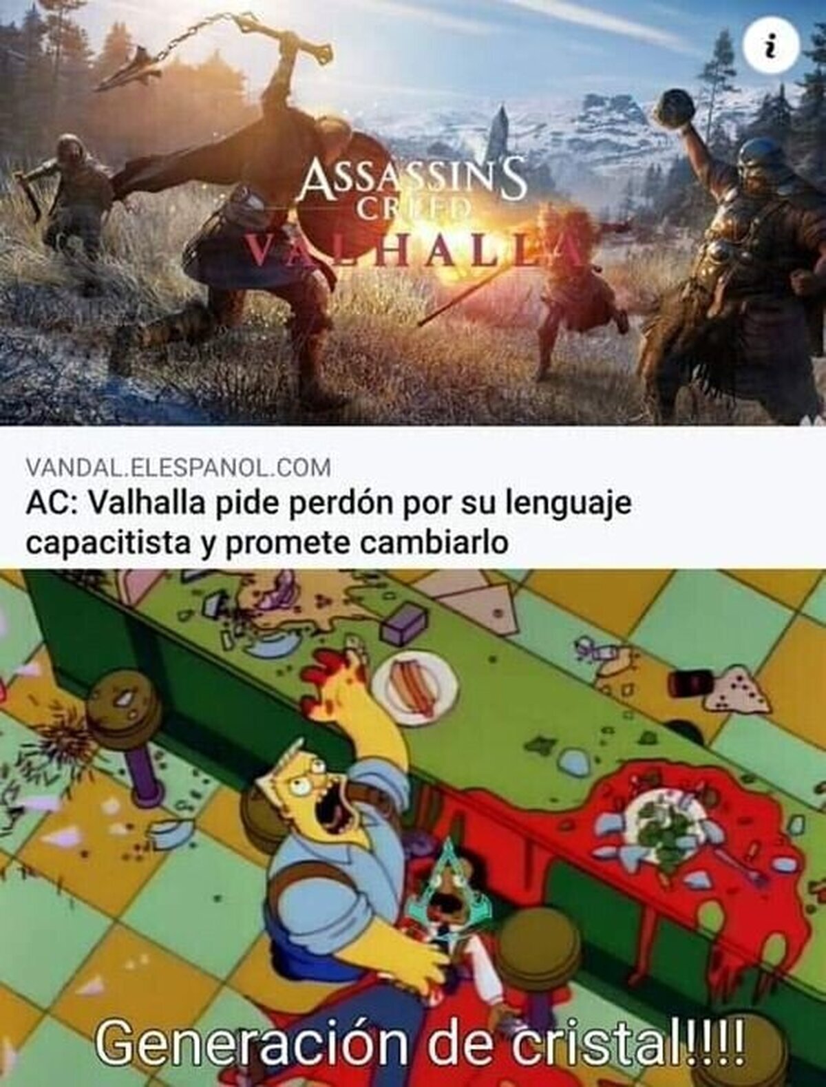 La generación de ofendiditos ataca de nuevo versión: AC Valhalla