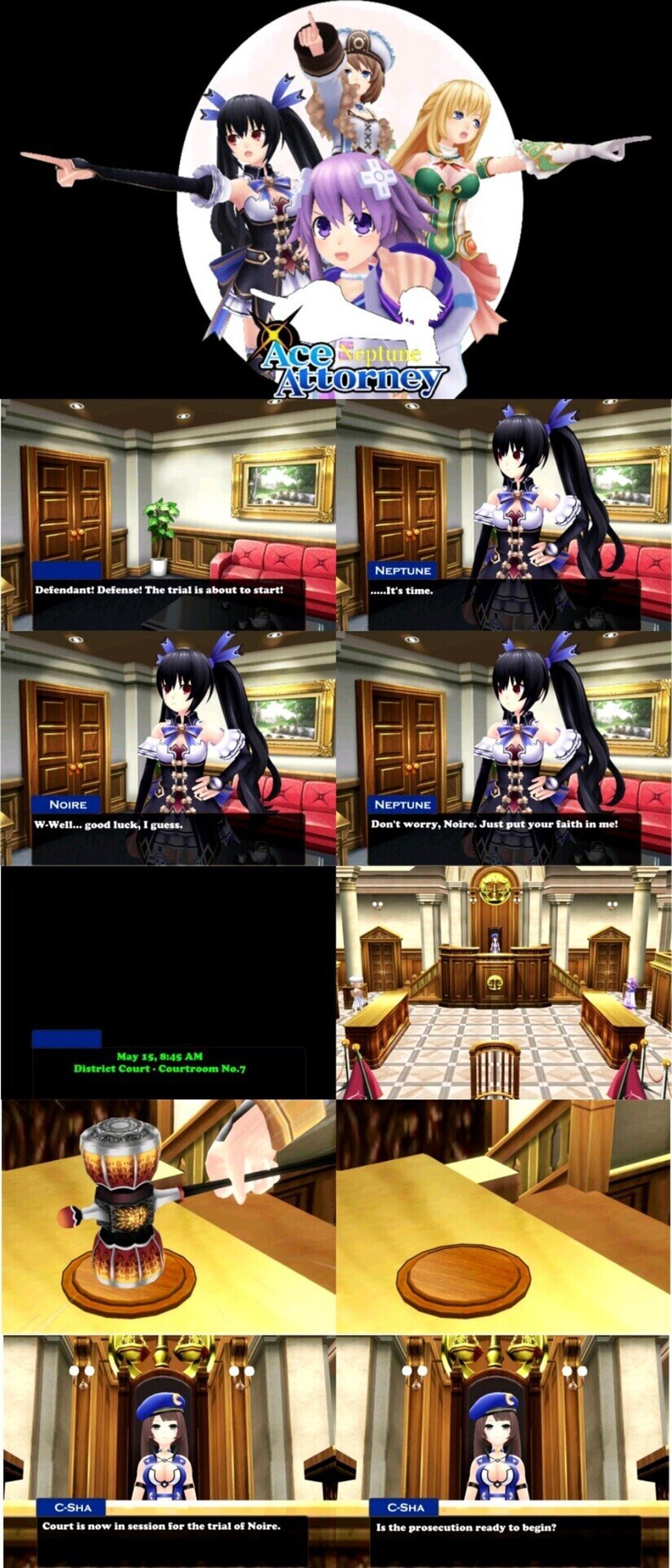 No me suena que ace attorney fuera asi. 