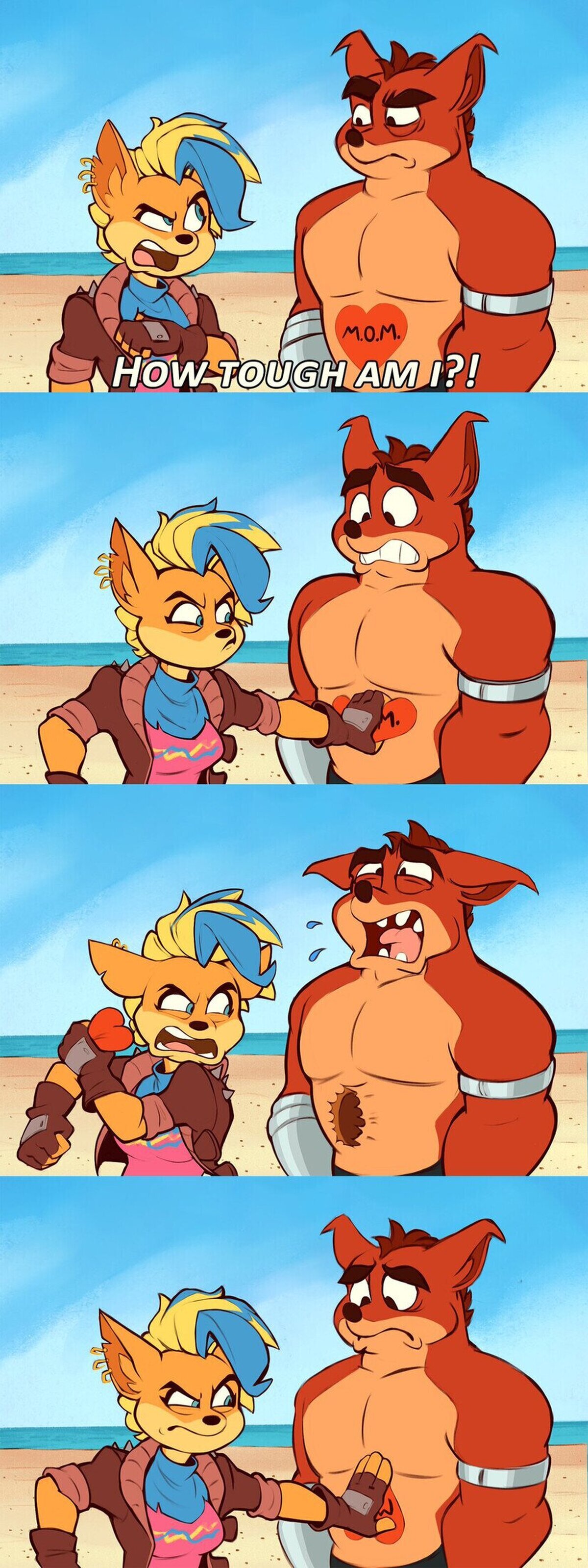 Crash se resbalará con un cubito de hielo 