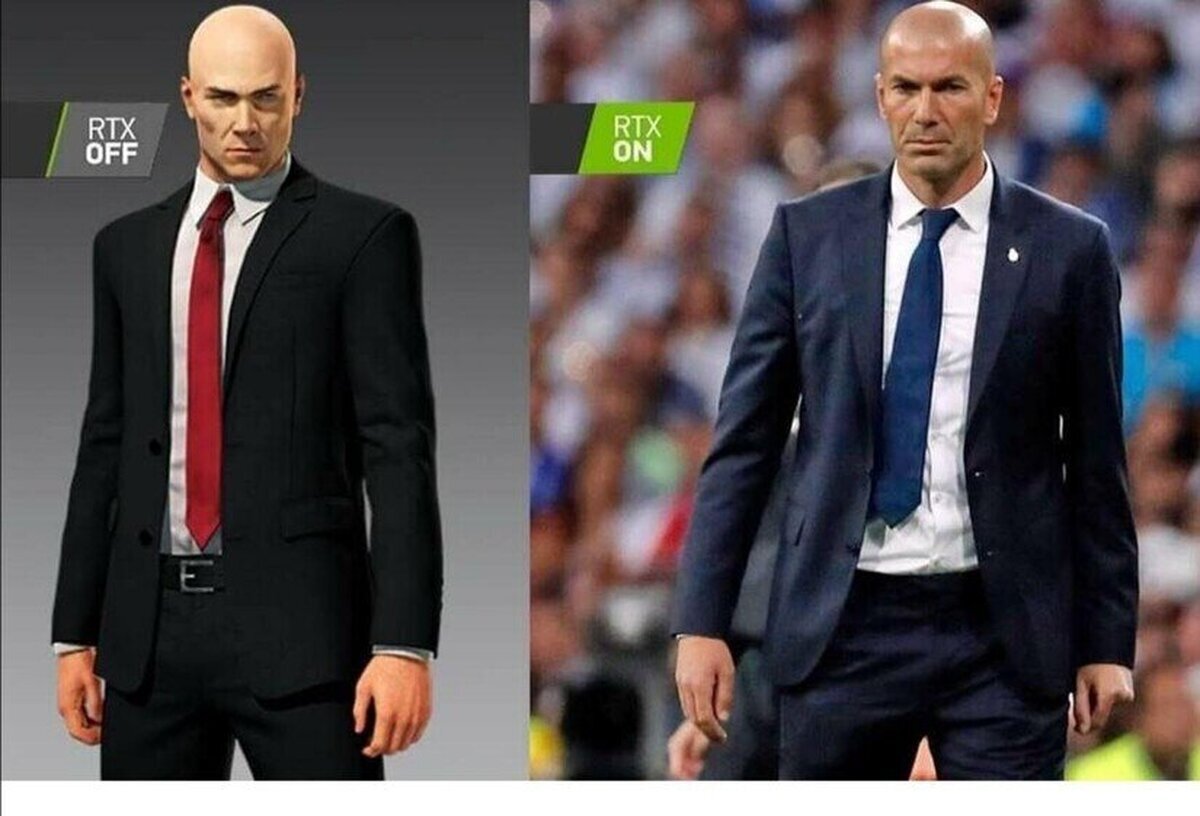 Zidane es el Agente 47 con RTX