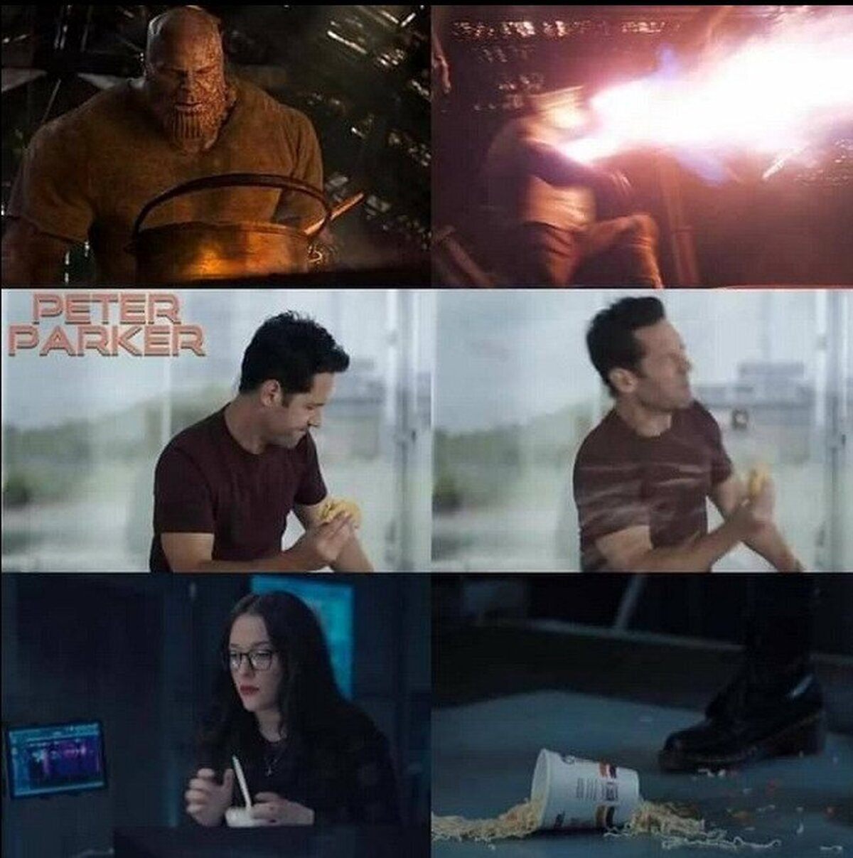 Personajes de #Marvel que no pudieron disfrutar de sus comidas.