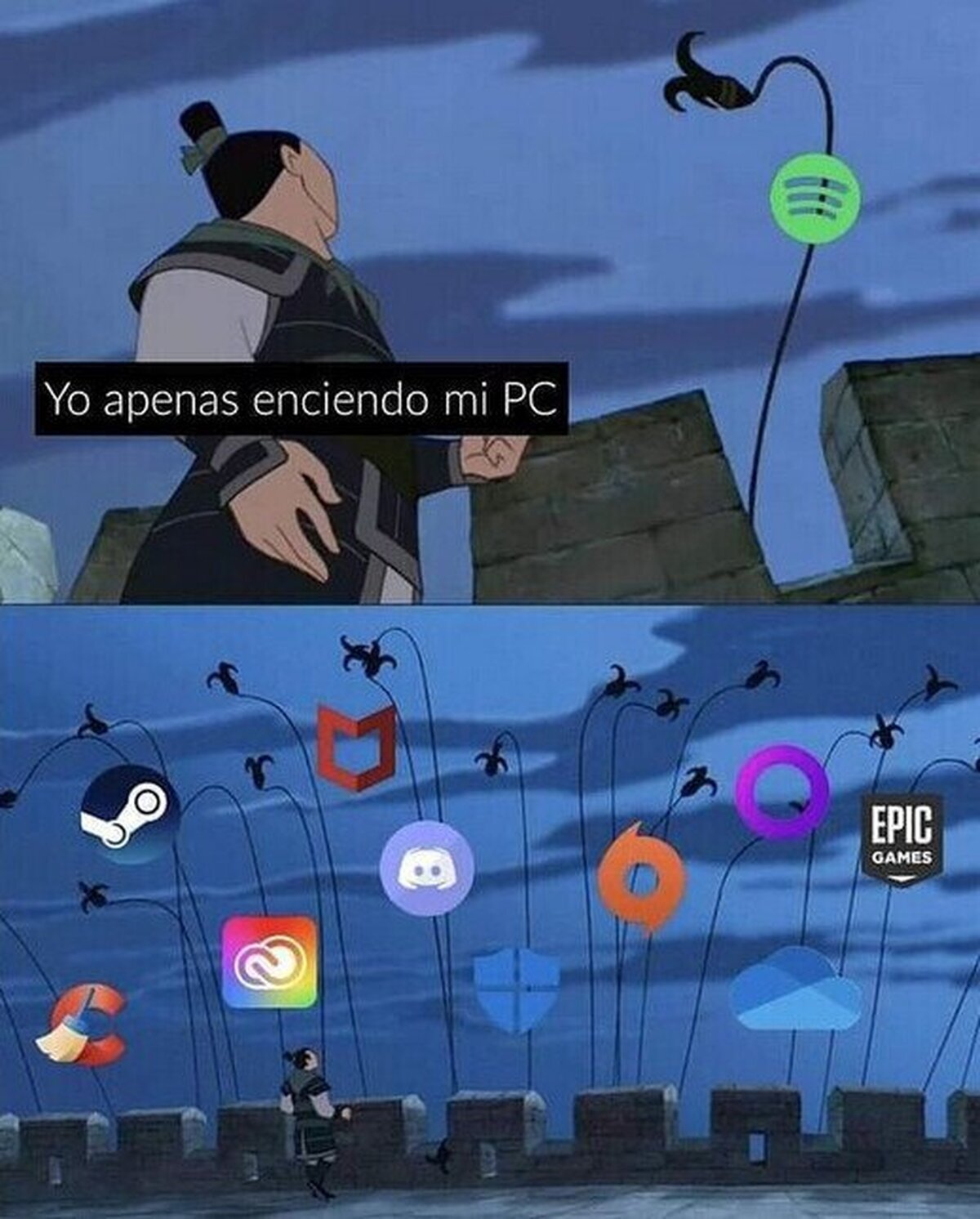 Spotify, steam y discord son esenciales 