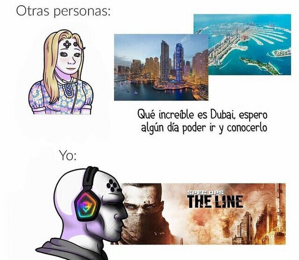 A los gamers no les gusta Dubai