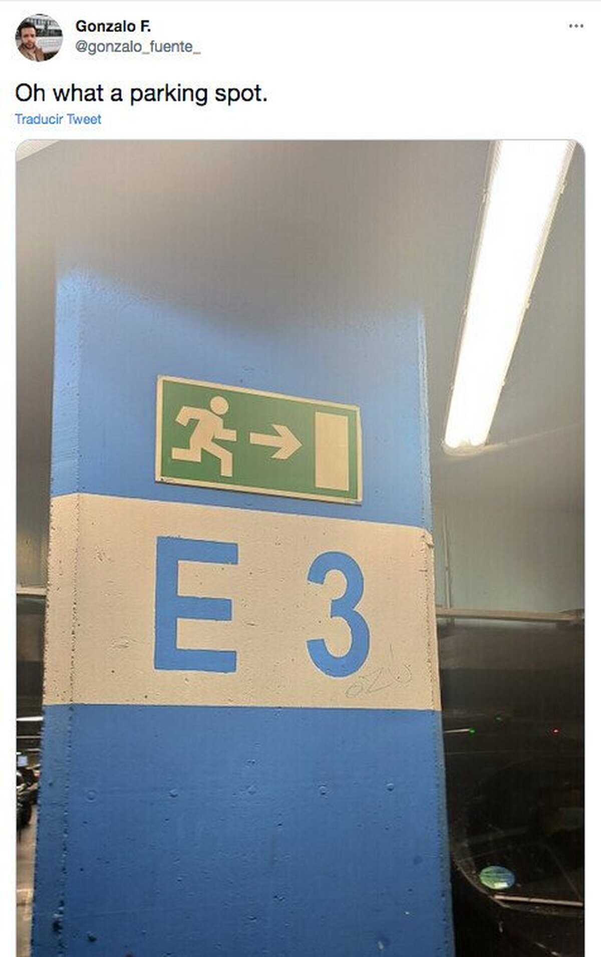 La mejor plaza de parking para un fan de los videojuegos. Por Gonzalo Fuente