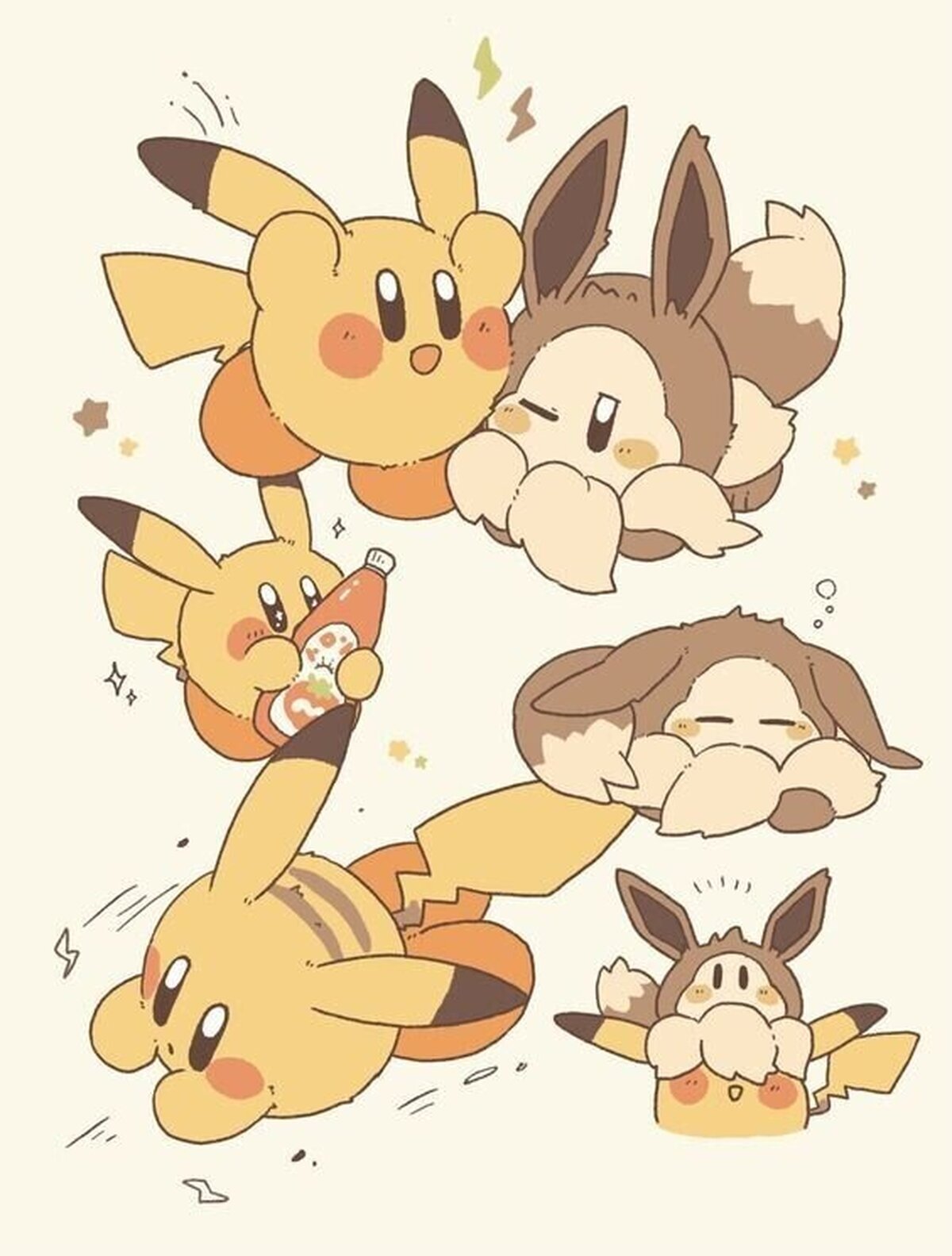 Kirby + Pokémon = Diabetes Instantáneo