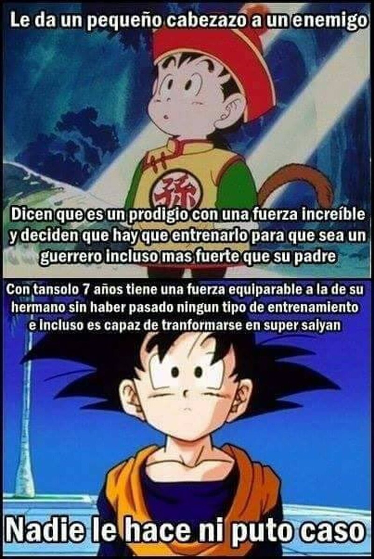 Pobre Goten...