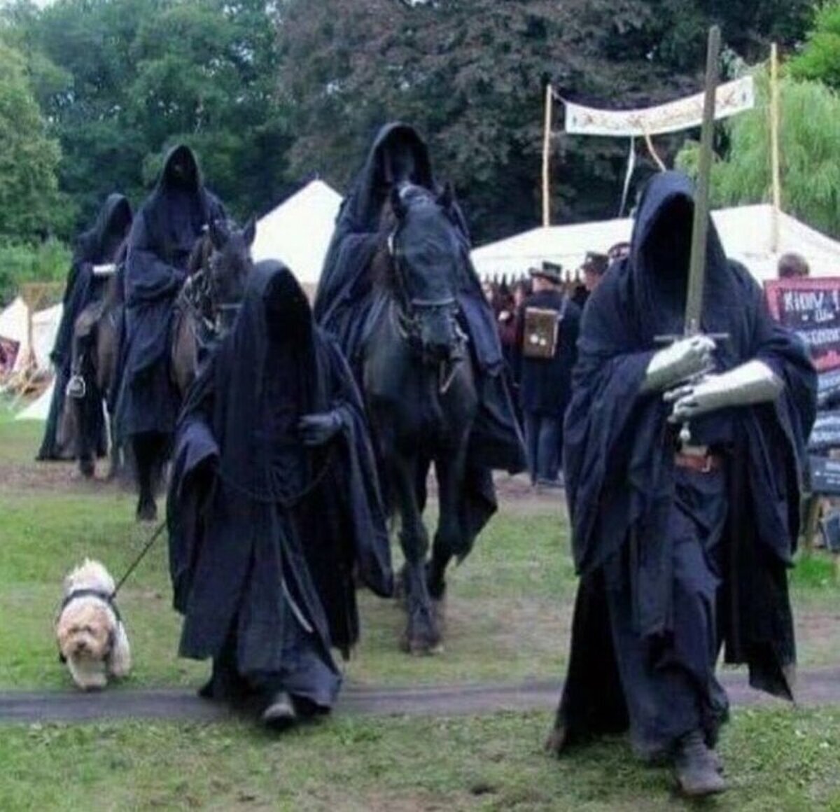 - Vamos, hay que ir a la Comarca a buscar el Anillo- Si si, pero antes dejame sacar al perro 