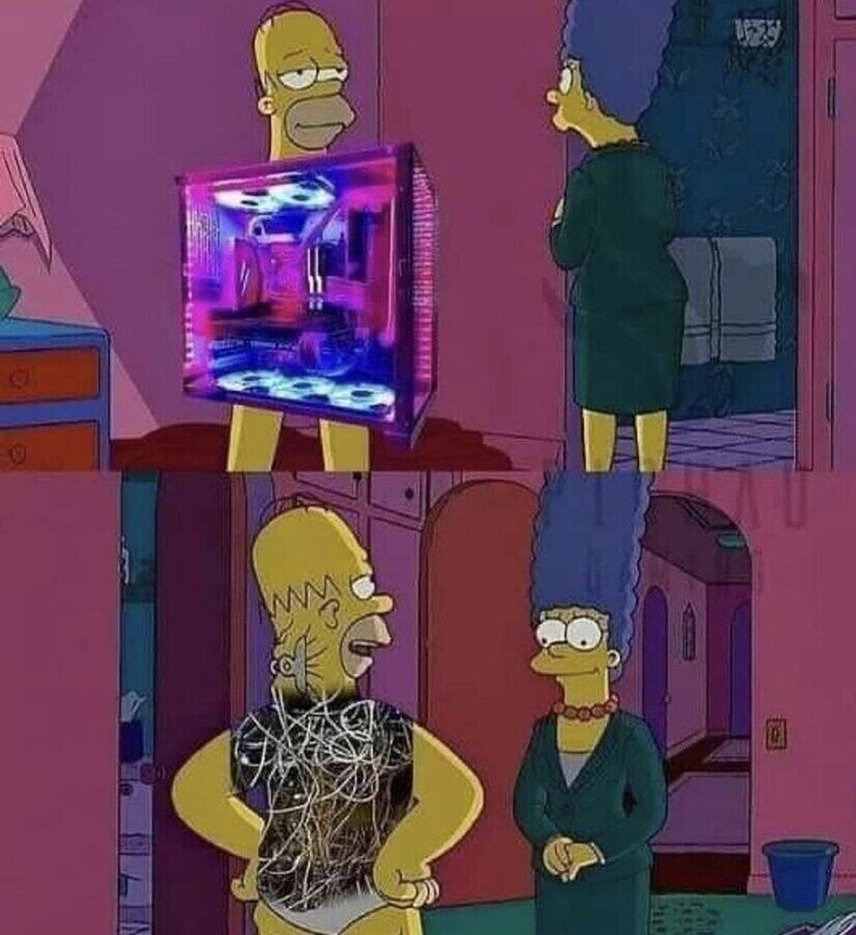 Escondiendo los cables del PC Master Race 