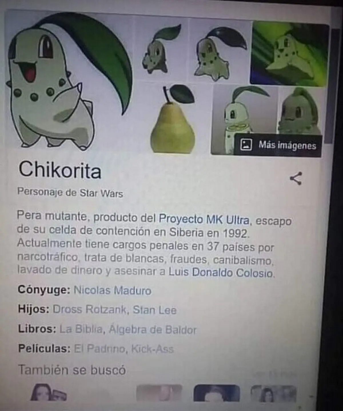 ¿Cómo que pera mutante?