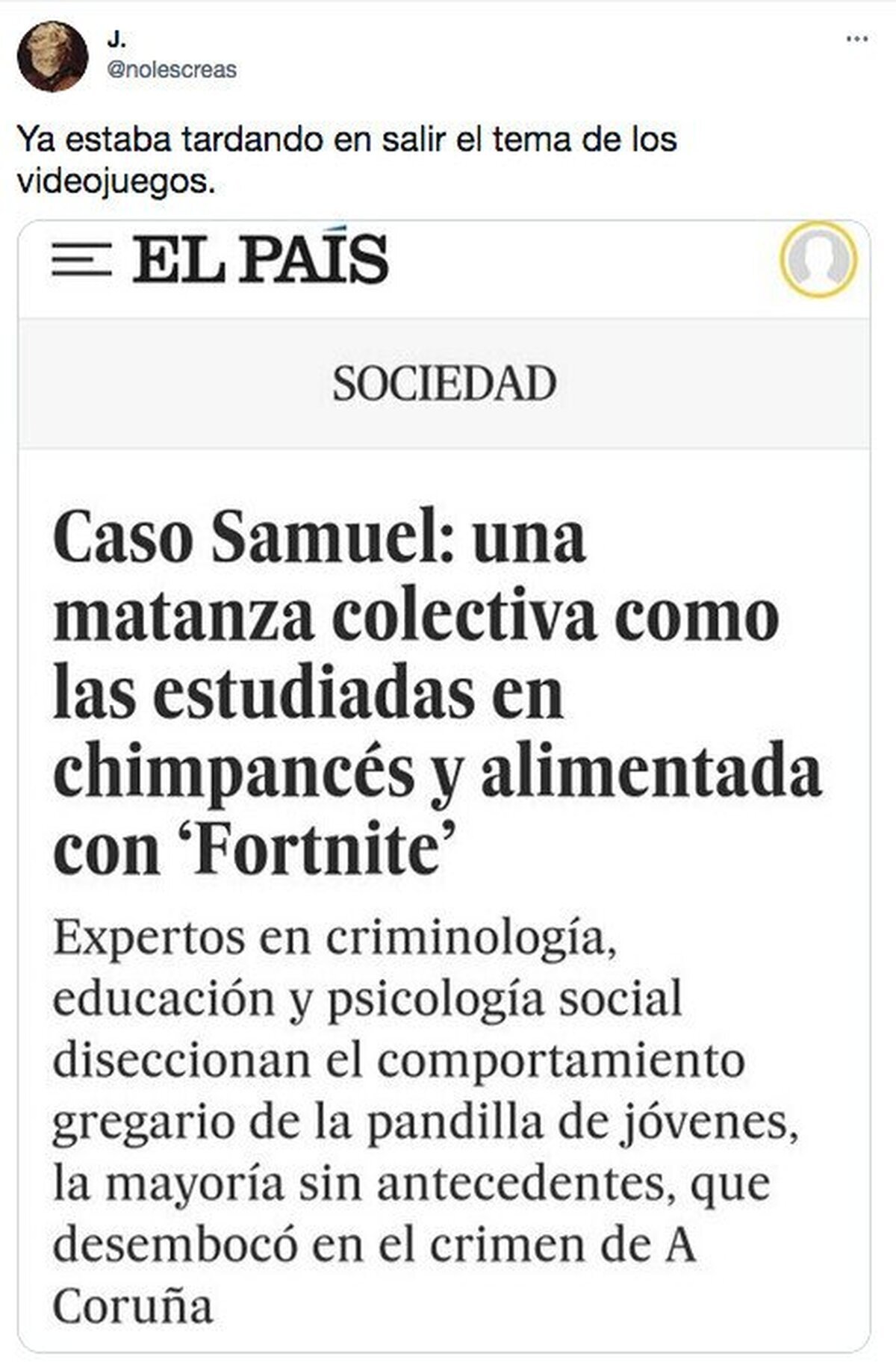 Ya tardaban en culpar a los videojuegos