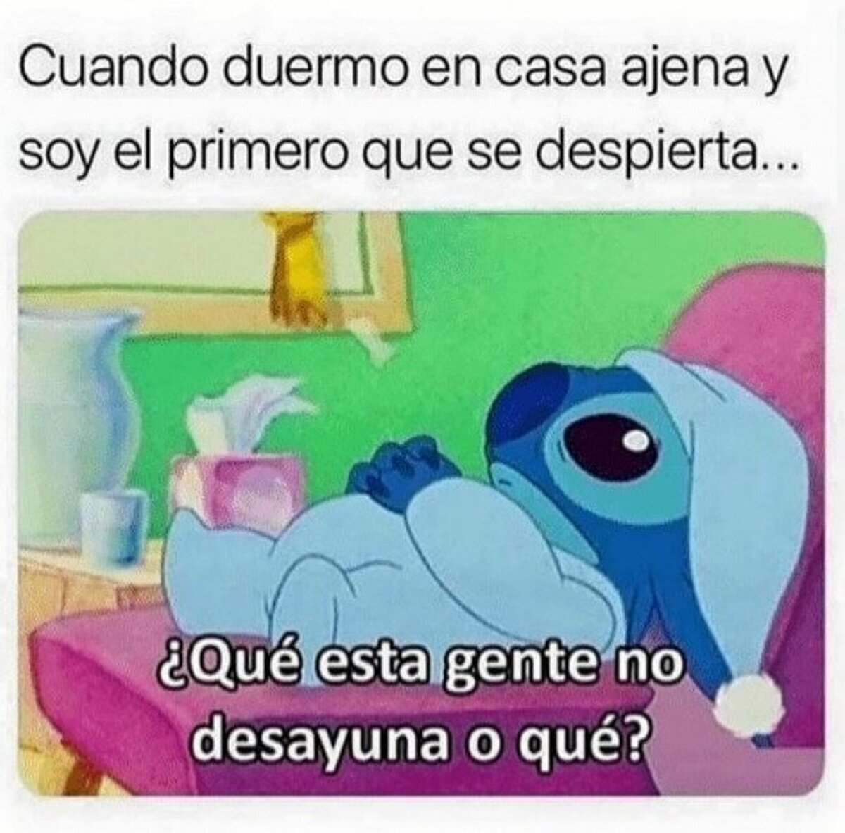 Esperando el olorcito a las tostadas que nunca llega