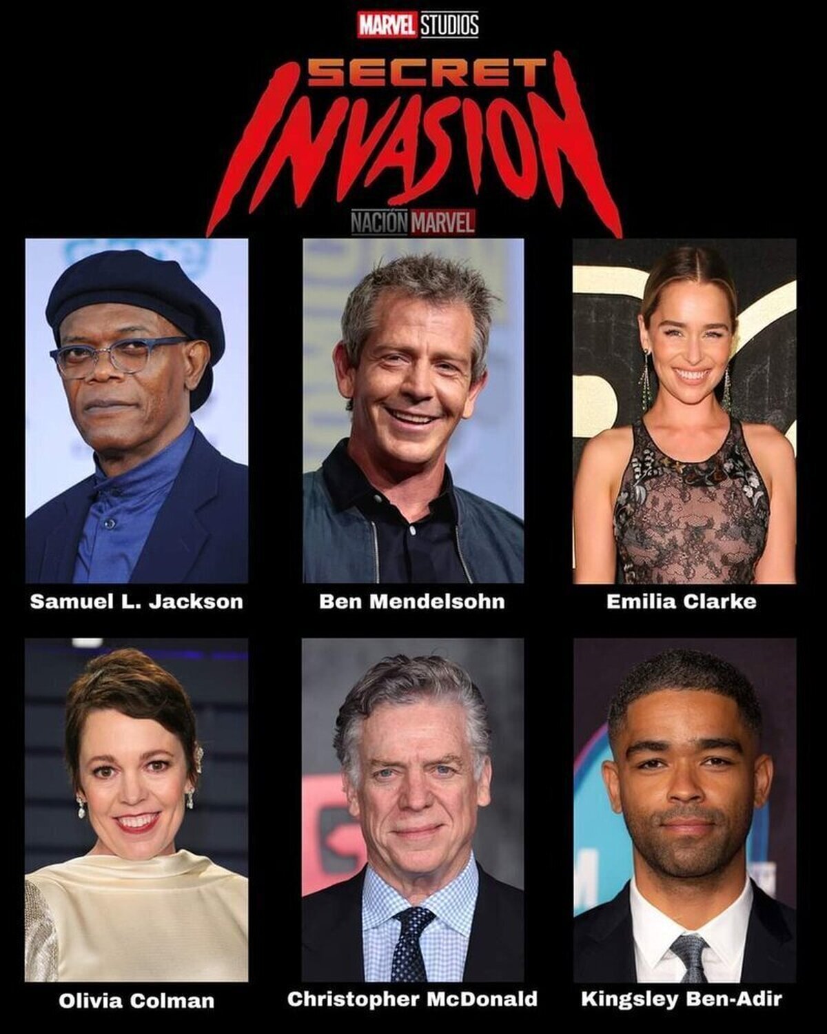 La serie #SecretInvasion ya ha comenzado su filmación en Londres.El cast incluye a Samuel L. Jackson como Nick Fury y Ben Mendelsohn como el Skrull Talos, y más actores que harán su debut en el UCM
