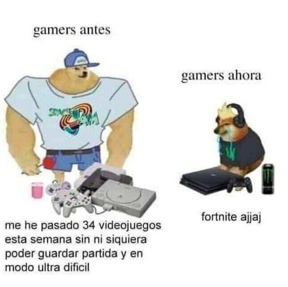 Y estaban en inglés o japonés y aún así los acabábamos.