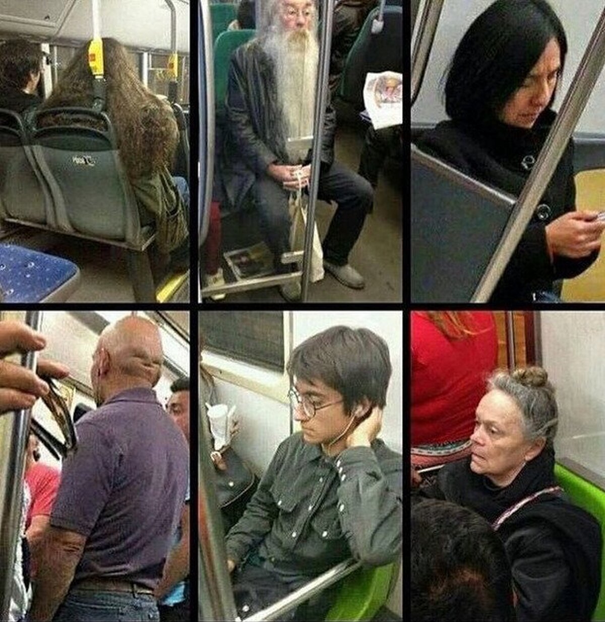Este autobús se coge en la estación 9 3/4