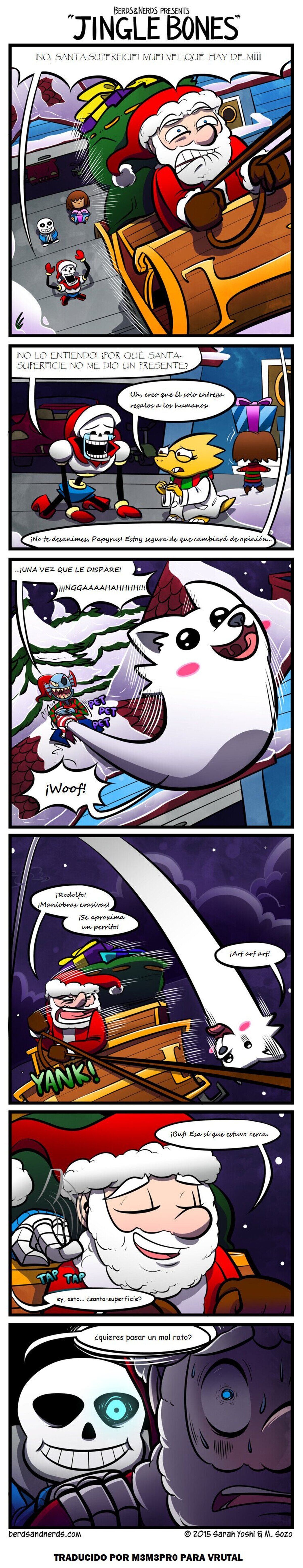 La Navidad de los monstruos (y de Frisk). Por Berds and Nerds