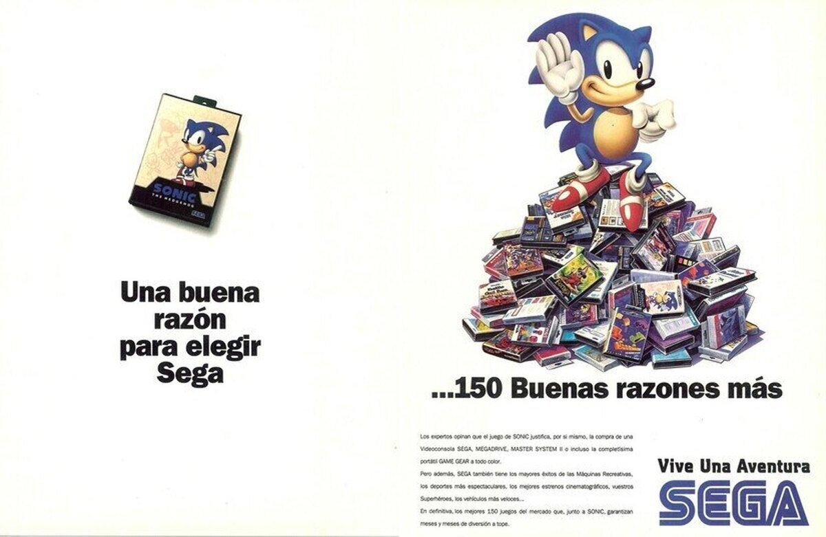 Me enamoran los anuncios oldschool de SEGA