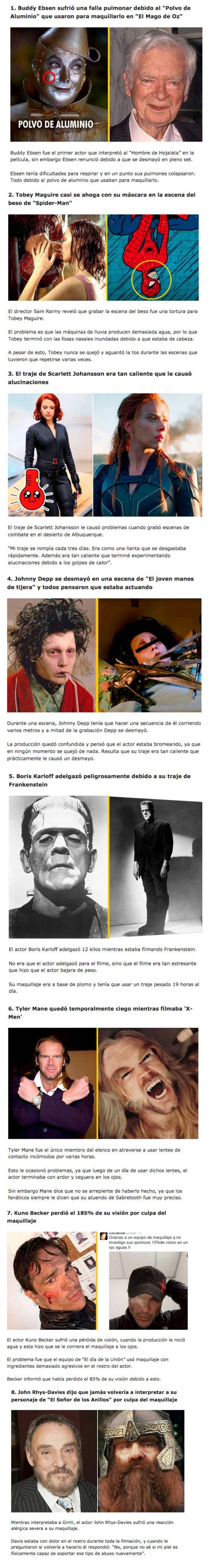 GALERÍA: 8 Trajes molestos que fueron una tremenda pesadilla para los actores