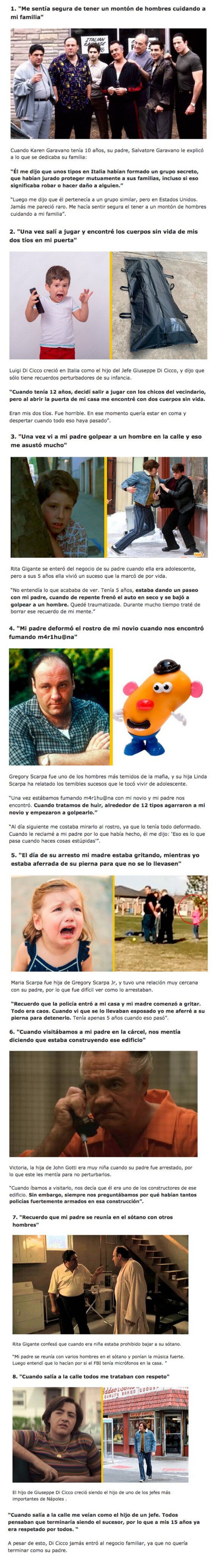 GALERÍA: 8 Hijos de mafiosos confiesan lo que fue crecer en una familia del Crimen Organizado
