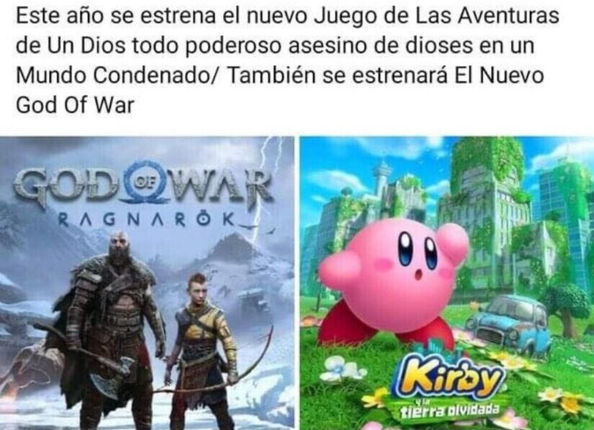 Uno es un asesino de dioses y criaturas míticas. El otro es Kratos.