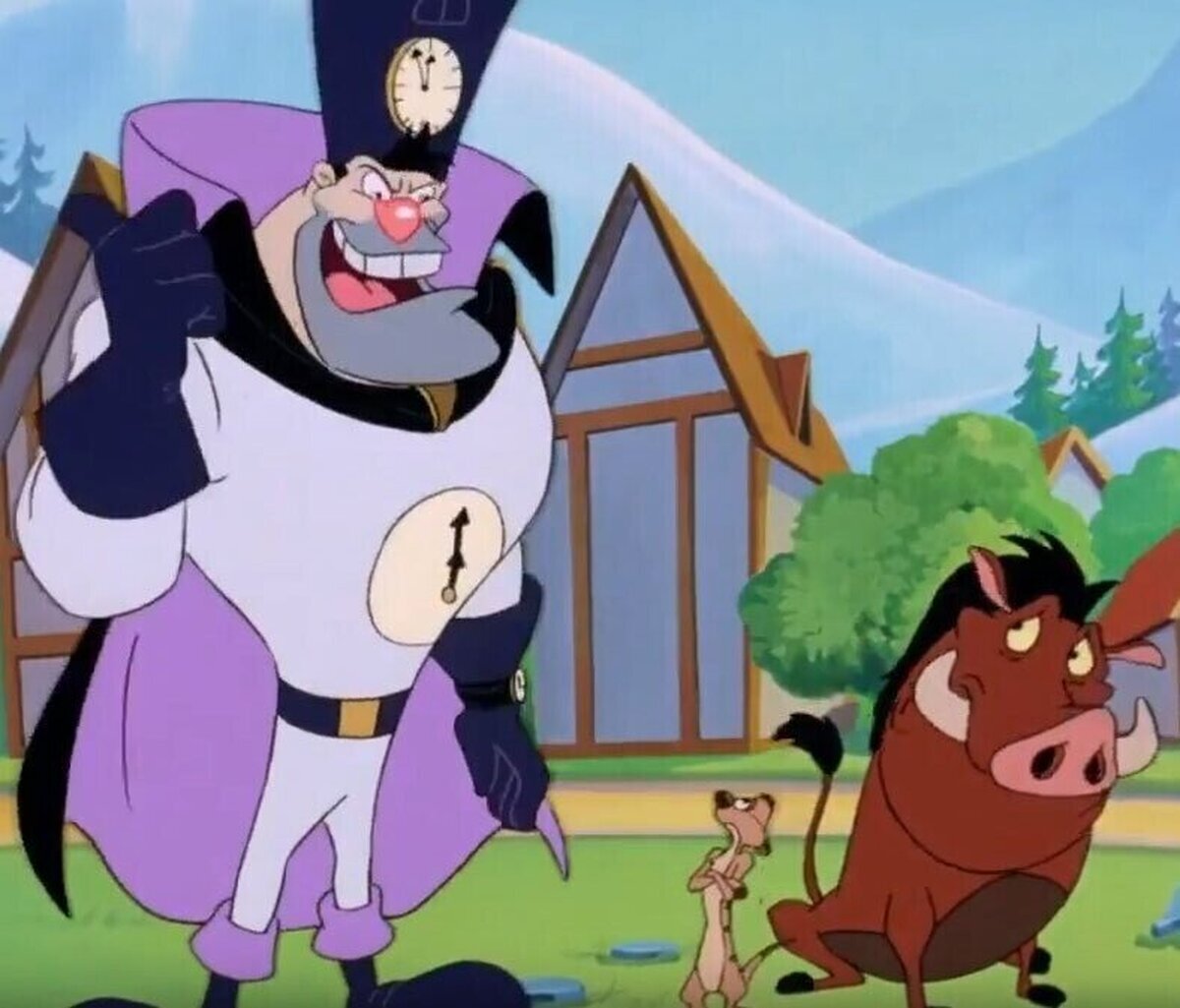 Nefarious Tropy hace un cameo en timon y pumba