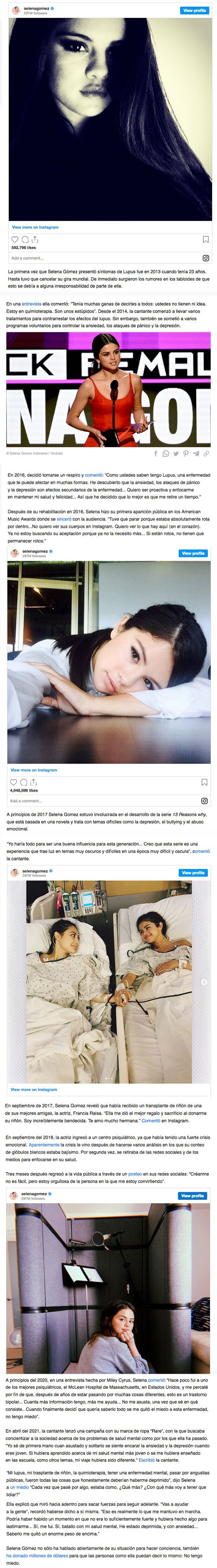 GALERÍA: “¿Contra qué más debo luchar? No tengo miedo”, cómo Selena Gomez se mantuvo firme ante la adversidad
