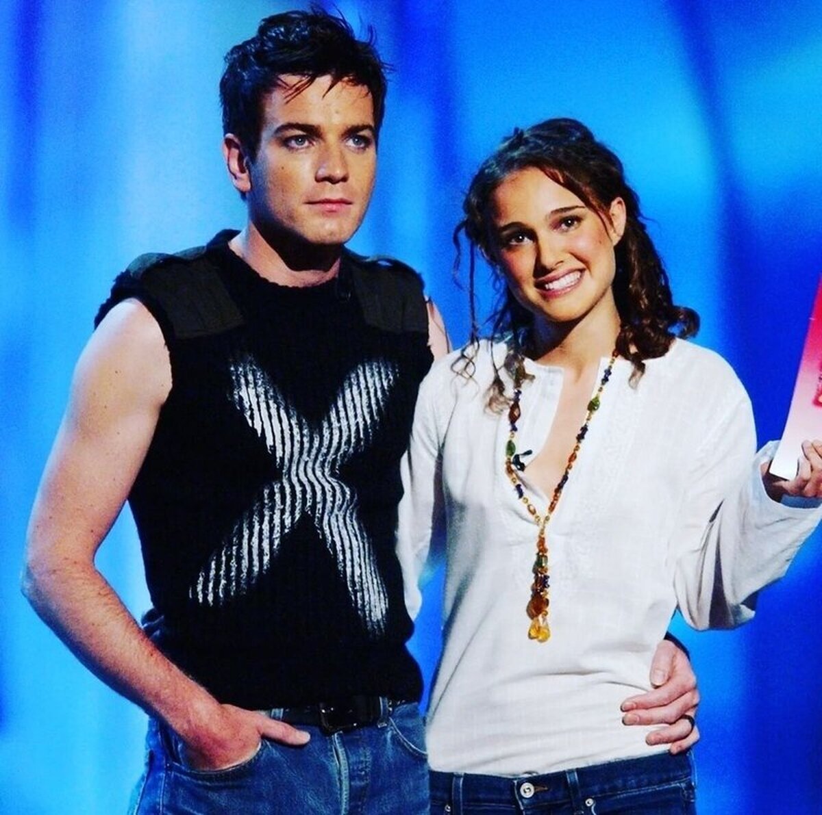 Unos jóvenes Ewan McGregor y Natalie Portman. Eran buenos tiempos