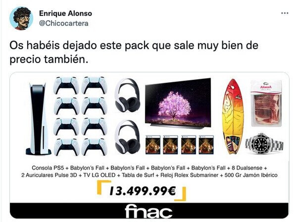Los típicos packs de PS5
