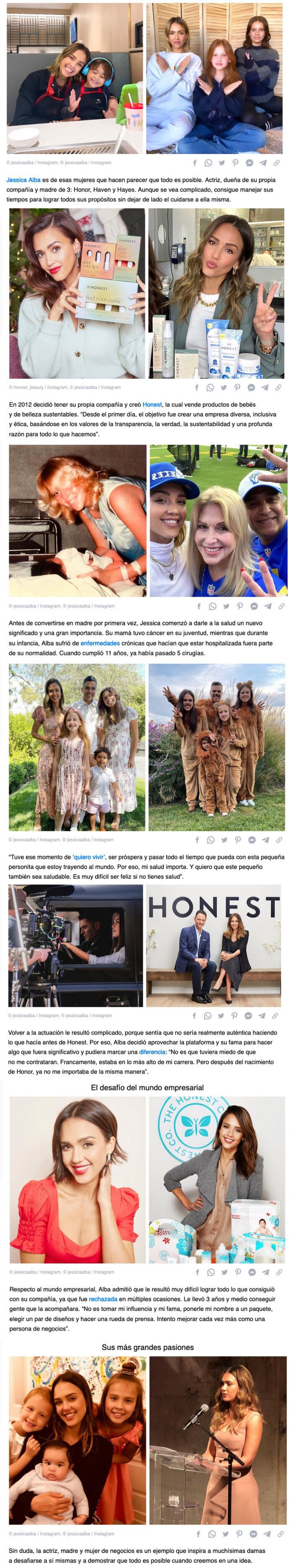 GALERÍA: Jessica Alba, su gran lucha contra sus enfermedades y su metamorfosis de actriz a mujer de negocios