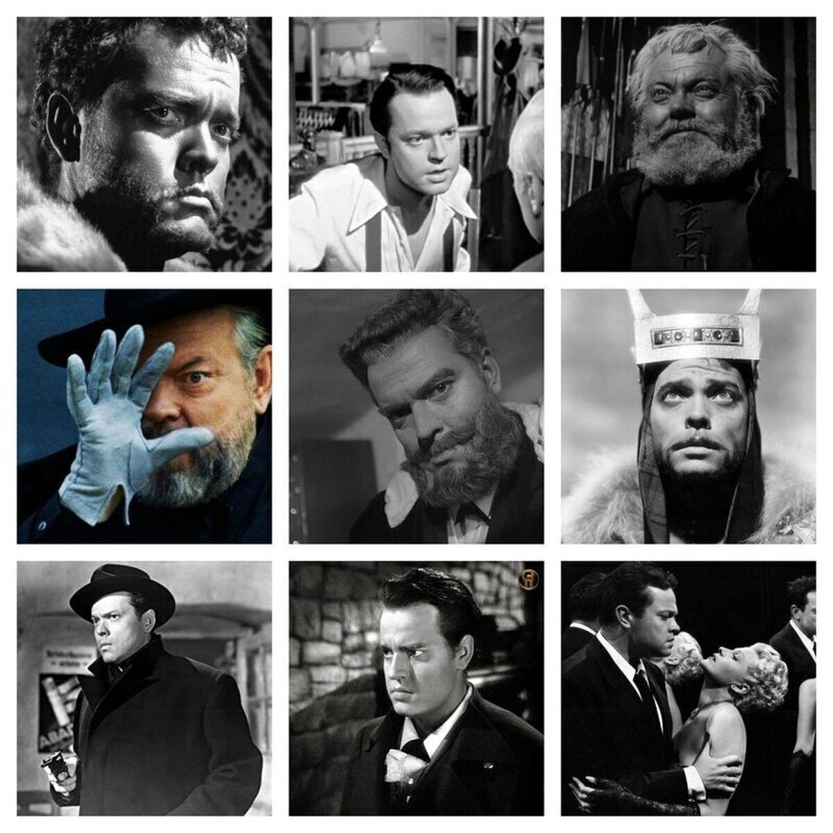 Orson Welles muchas veces tildado de actor histriónico, para mí era sensacional y su voz sin igual