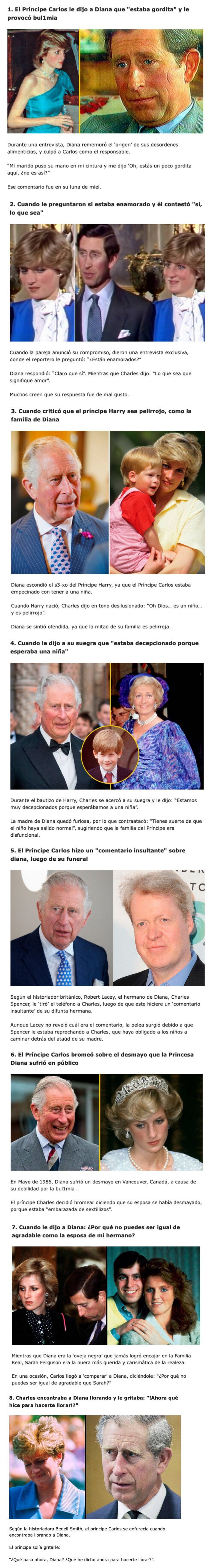 GALERÍA: 8 Veces en las que el Príncipe Carlos dijo comentarios ofensivos de la Princesa Diana y que vimos en la peli