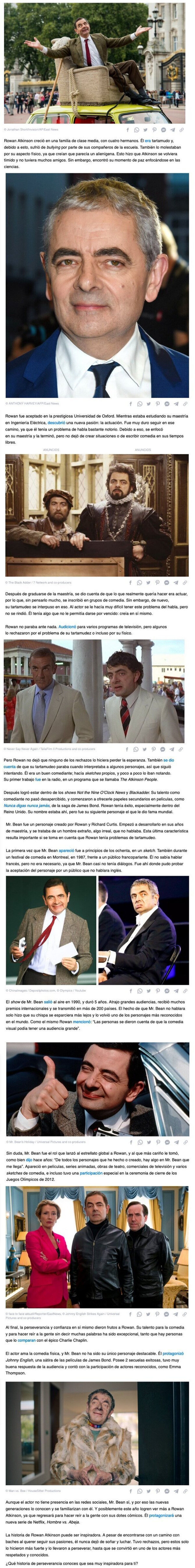 GALERÍA: Los obstáculos que superó Rowan Atkinson para convertirse en actor y crear al entrañable Mr. Bean