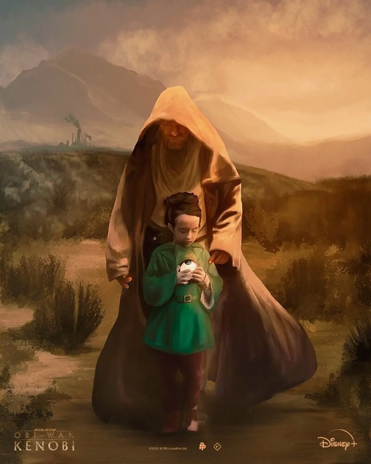 ¡Qué preciosidad de póster de Obi-Wan Kenobi!  
